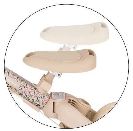 PETITE&MARS - Triciclo per bambini 5 in 1 TURBO LIMITED Prato Rosa