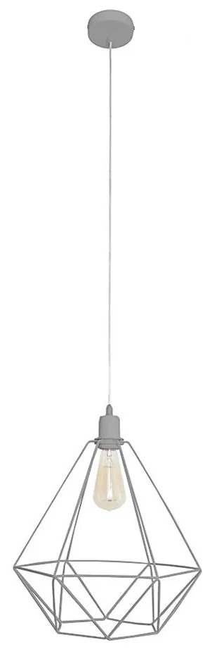 Lampadario KARO LARGE 1xE27/15W/230V grigio