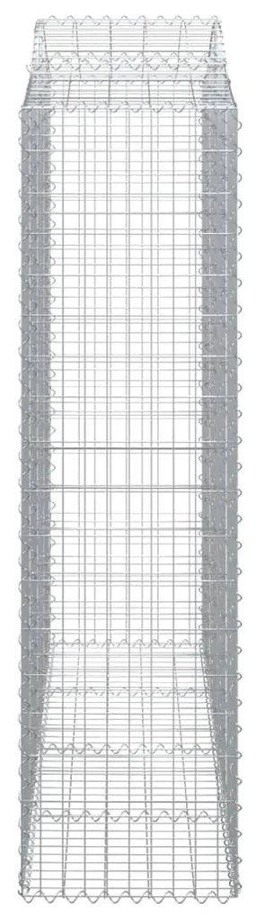 Cesti Gabbioni ad Arco 20 pz 200x50x180/200 cm Ferro Zincato