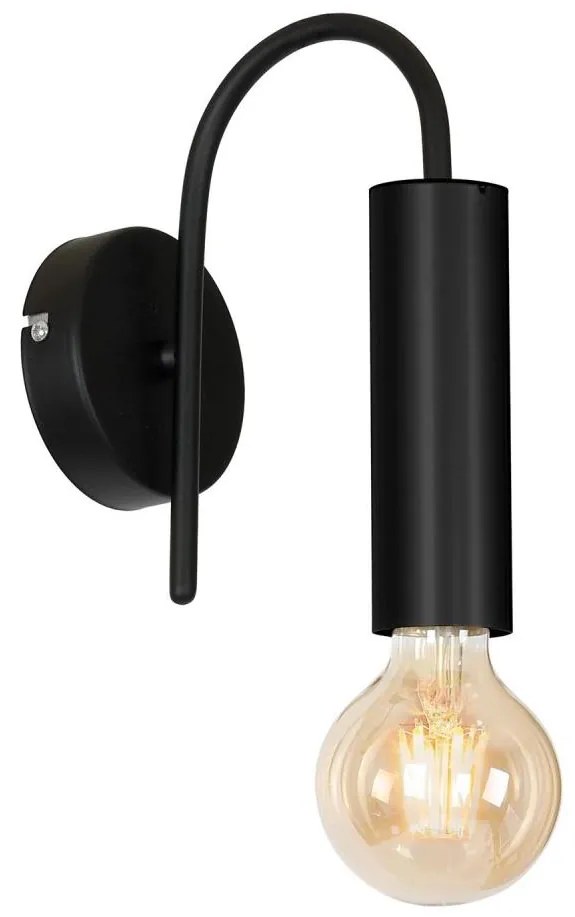 Applique LOPPE 1xE27/60W/230V nera