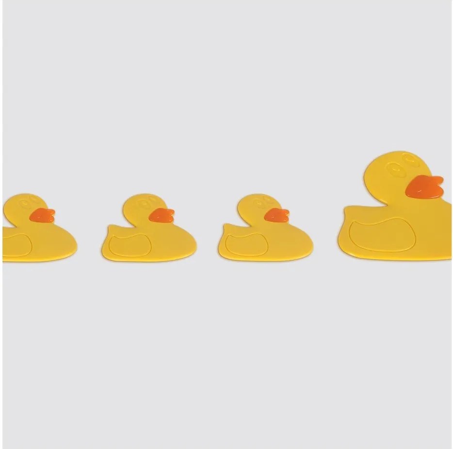 Set di tappetini antiscivolo per bambini 6 pz per la vasca 12x12,5 cm Duck – Spirella