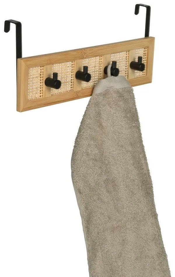 Appendiabiti in rattan colore naturale 33 cm Allegre - Wenko