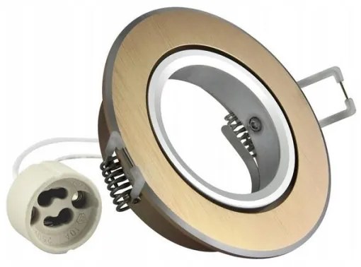 Lampada da incasso EAST OPAL 1xGU10/8W/230V diametro 8,5 cm oro