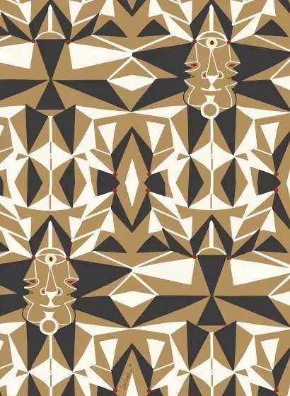 Lelievre Carta da parati Email - Bronze