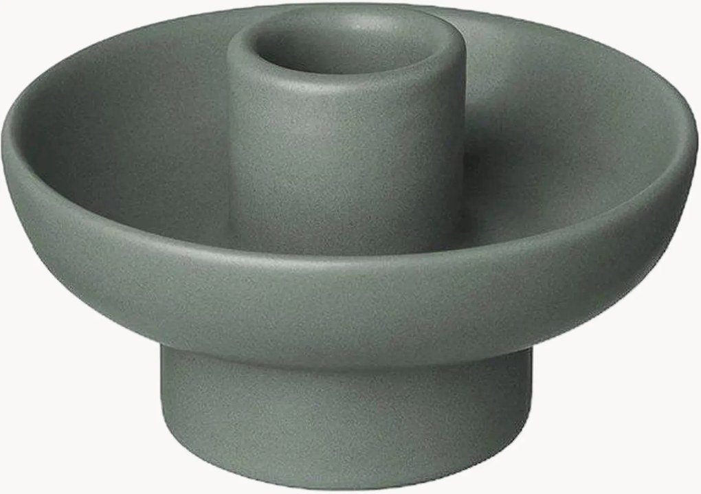 Portacandele in ceramica Vela