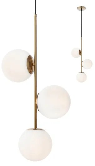 Redo 01-2627 - Lampadario a sospensione con filo NIVA 3xE14/28W/230V