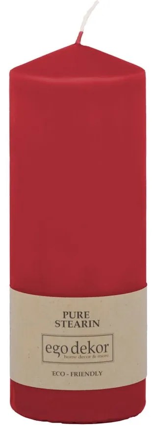 Candela rossa Top, tempo di combustione 50 h Eco - Eco candles by Ego dekor