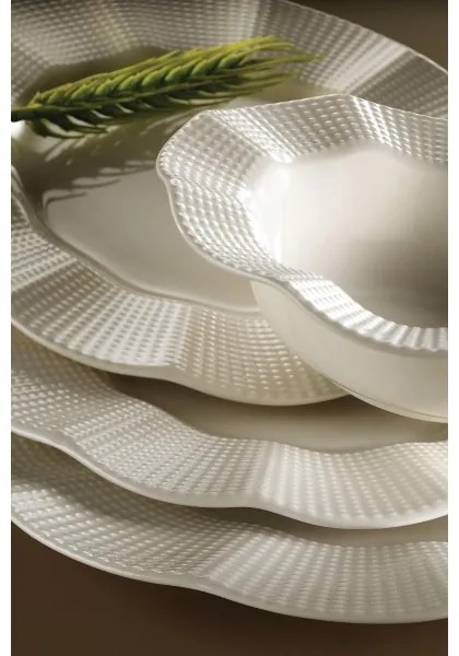 Servizio da tavola 26 pezzi in porcellana bianca