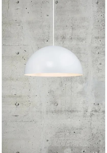 Nordlux - Lampadario a sospensione con filo ELLEN 1xE27/40W/230V bianco