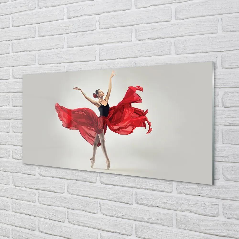 Quadro acrilico Donna ballerina 100x50 cm
