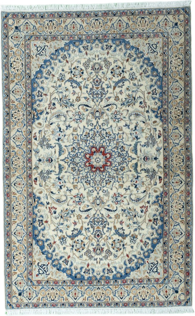 Nain Tappeto 130 x 200 Beige (Iran) Annodato A Mano