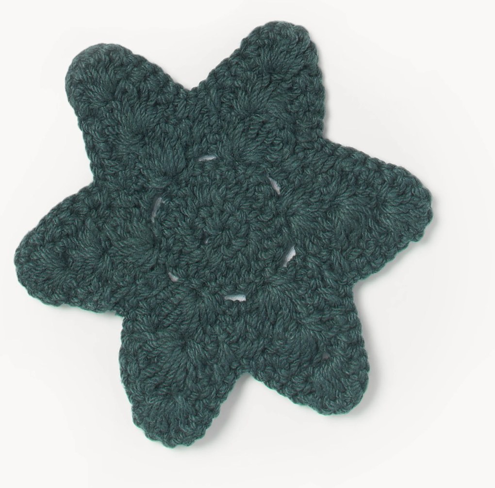Set di 4 sottobicchieri in cotone fatti a mano Starla