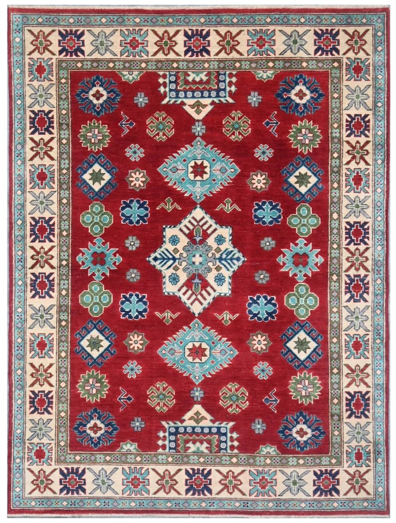Kazak Tappeto 150 x 200 (Pakistan) Annodato A Mano