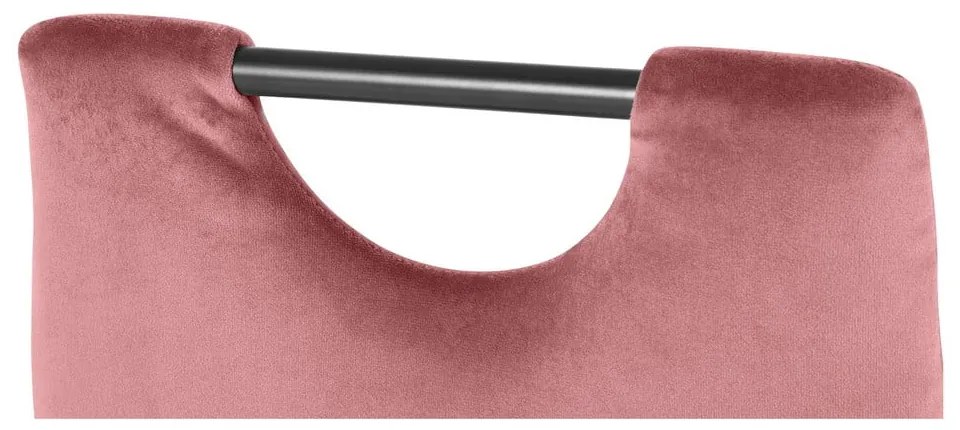 Sedie da pranzo rosa scuro in velluto set di 2 pz Mandy - Støraa