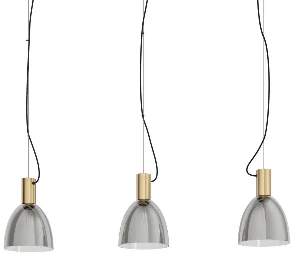Eglo 99314 - Lampadario a sospensione con filo LEBALIO 3xE27/40W/230V
