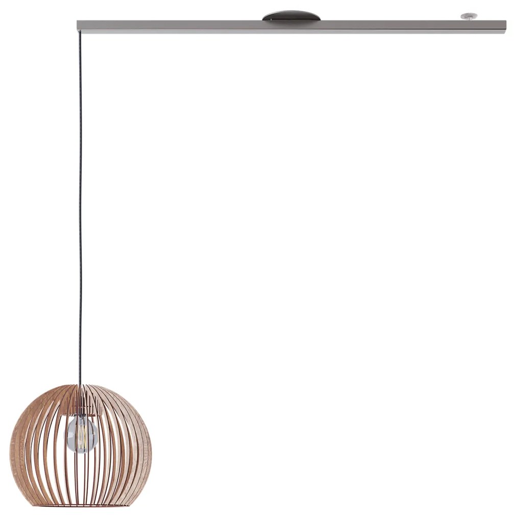 Lightswing® Single- Acciaio inox 110 cm - Per una lampada a sospensione