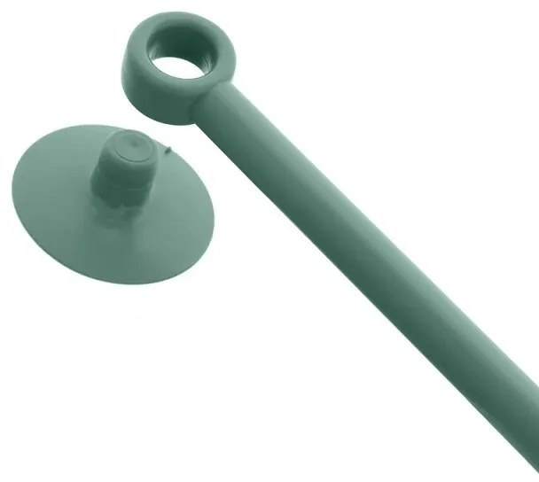 Tergivetro doccia verde in plastica antigraffio con ventosa Spring