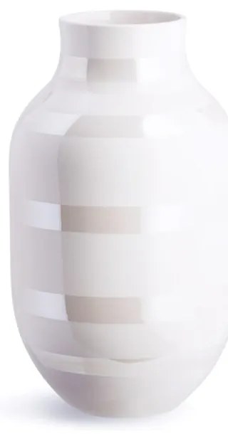 Vaso in ceramica bianca Omaggio - Kähler Design