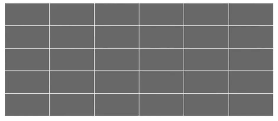 Set di adesivi per piastrelle 30 pezzi 20x10 cm Subway Tiles Grey - Ambiance