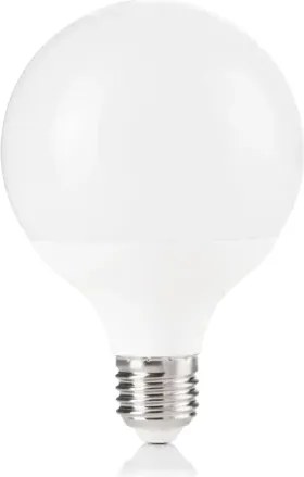 Lampadina attacco e27 in plastica globo bianca 14 w 1630 lm 3000 k ...