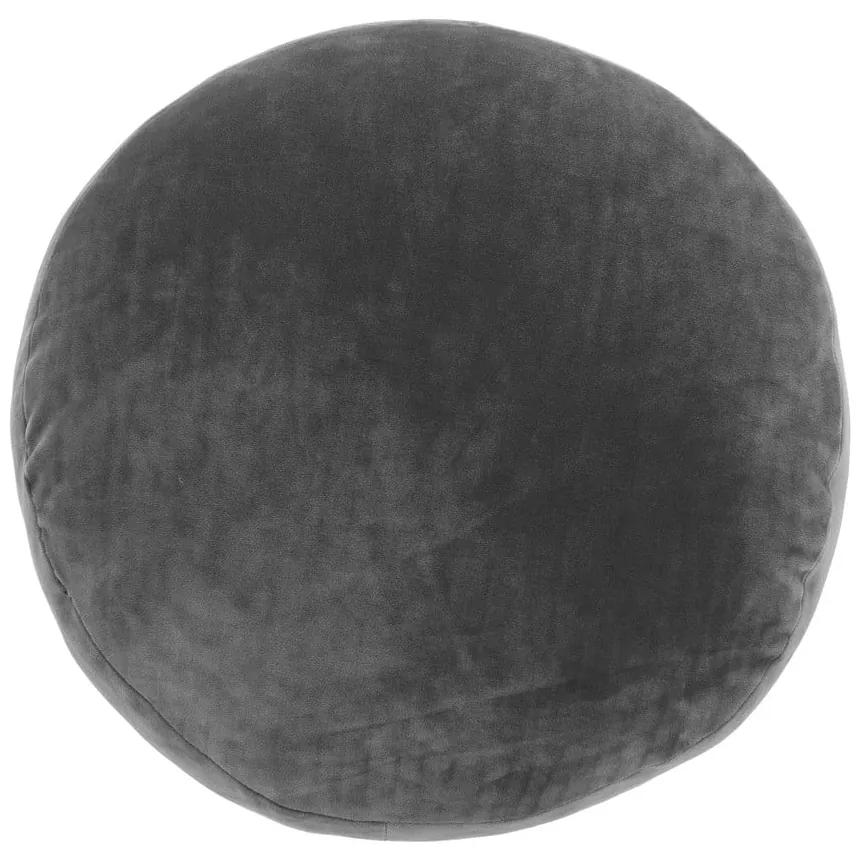 Cuscino decorativo grigio in microfibra Marshmallow, ø 40 cm - Tiseco Home Studio