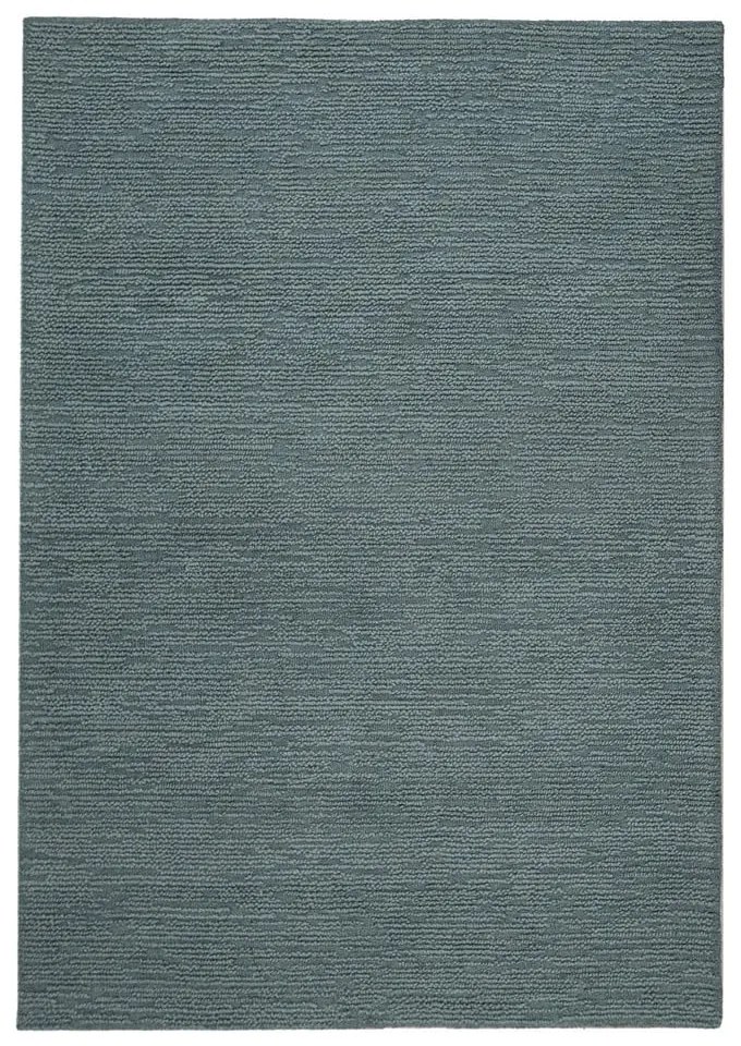 Tappeto blu polveroso in lana tessuto a mano 200x290 cm Harris Boucle – Flair Rugs
