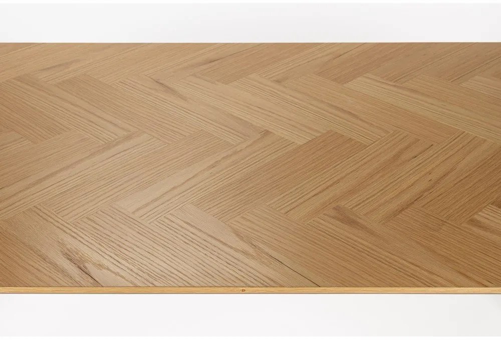 Tavolo da pranzo con effetto rovere 90x180 cm Fabio – White Label