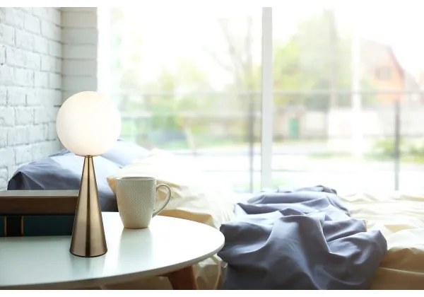 Globo 21031M - Lampada da tavolo PINPAL 1xE27/40W/230V ottone