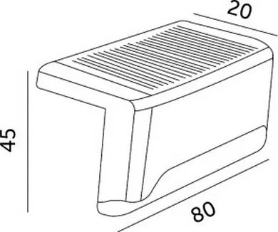 SET 8x LED Illuminazione solare delle scale LED/0,06W/1,2V 3000K IP44 600 mAh