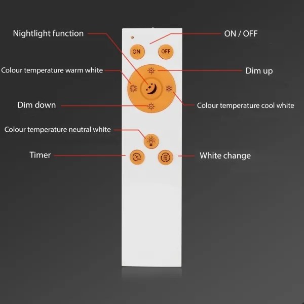 Briloner 7194-016 - Plafoniera LED dimmerabile SIMPLE LED/18W/230V + tc