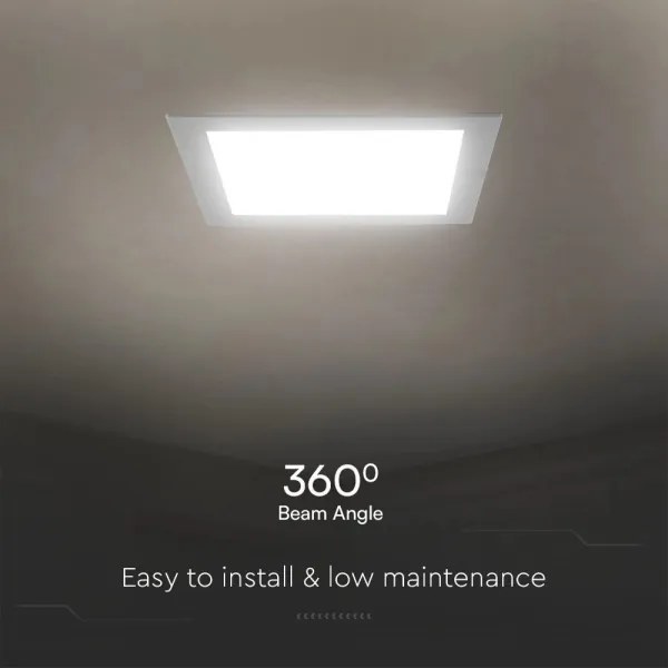 Lampada LED da incasso SAMSUNG CHIP LED/6W/230V 6500K 12x12 cm bianco