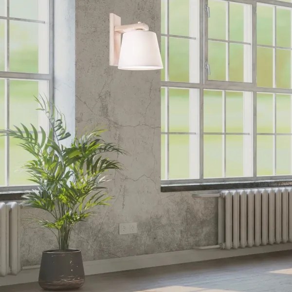 Lampada da parete 1xE27/60W/230V rovere