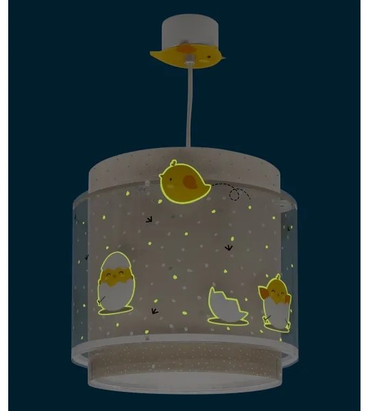 Dalber 76872 - Lampadario per bambini BABY CHICK 1xE27/15W/230V