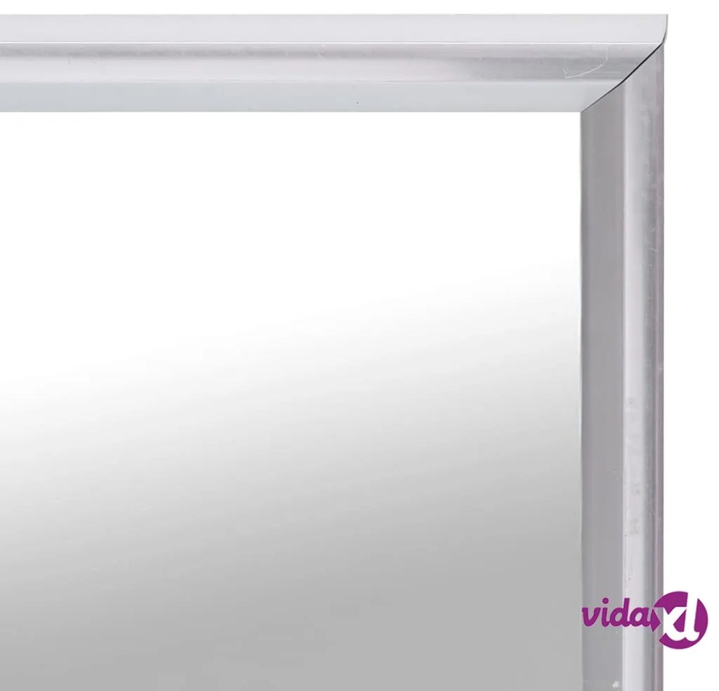 vidaXL Specchio Argento 100x60 cm