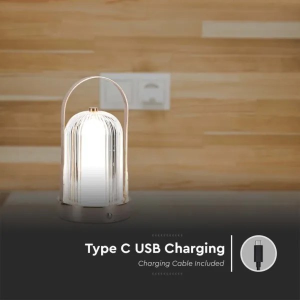 Lampada da tavolo LED dimmerabile LED/1W/5V 3000-6000K 1800 mAh rame