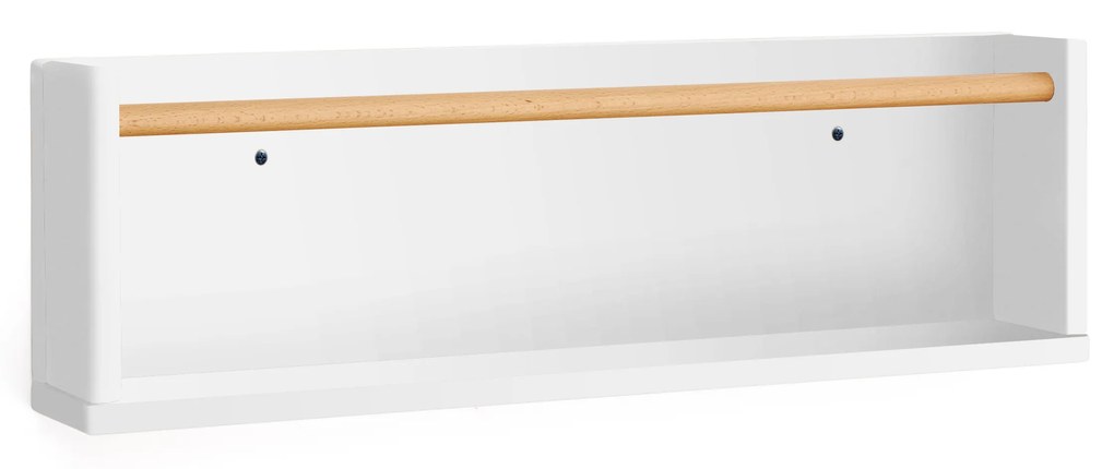 Kave Home - Mensola Shantal in legno massiccio di faggio finitura naturale 10 x 50 cm