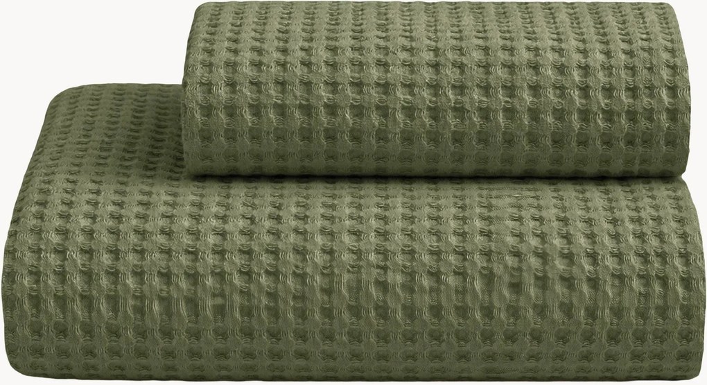 Set di 2 asciugamani in cotone Milo