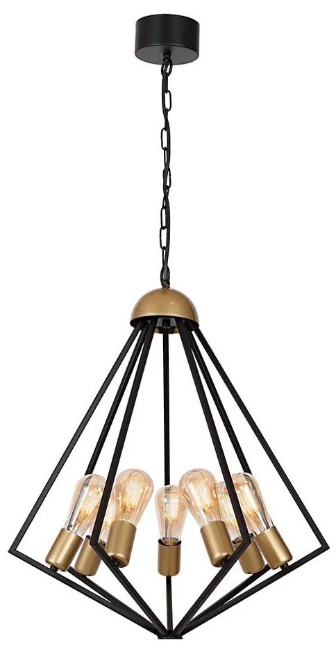 Lampadario su catena ALI 7xE27/60W/230V