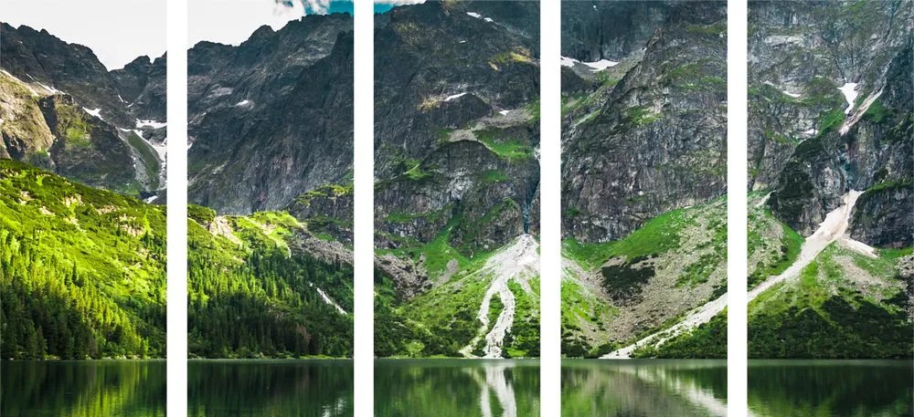 Quadri 5 pezzi – Morskie Oko nei Tatra