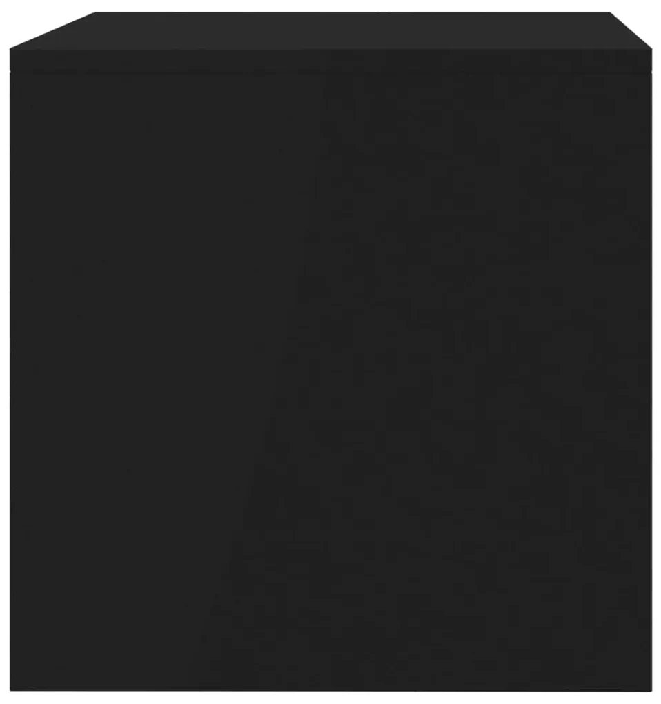 Mobile tv nero 80x40x40 cm in truciolato