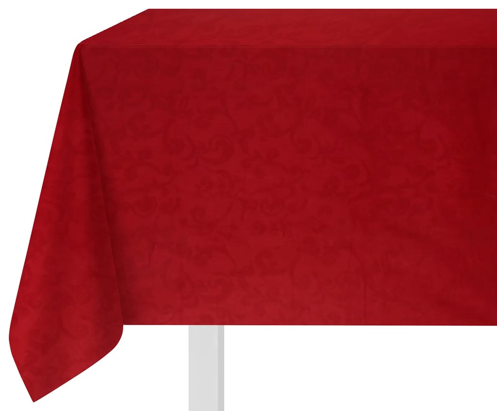 Tovaglia 140x320 cm rosso cotone