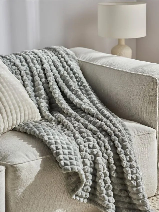 Sinsay - Coperta - grigio chiaro