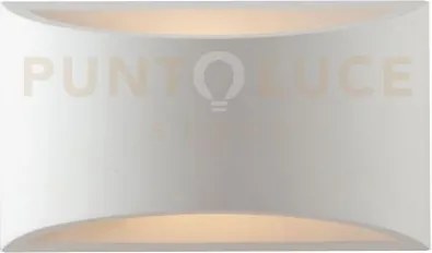 Applique a parete astron bianca 1 luce attacco g9 19,9x8x11,5cm