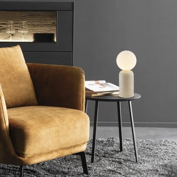 Schöner Wohnen 12543-42 - Lampada da tavolo TRAVENTA 1xG9/10W/230V cemento
