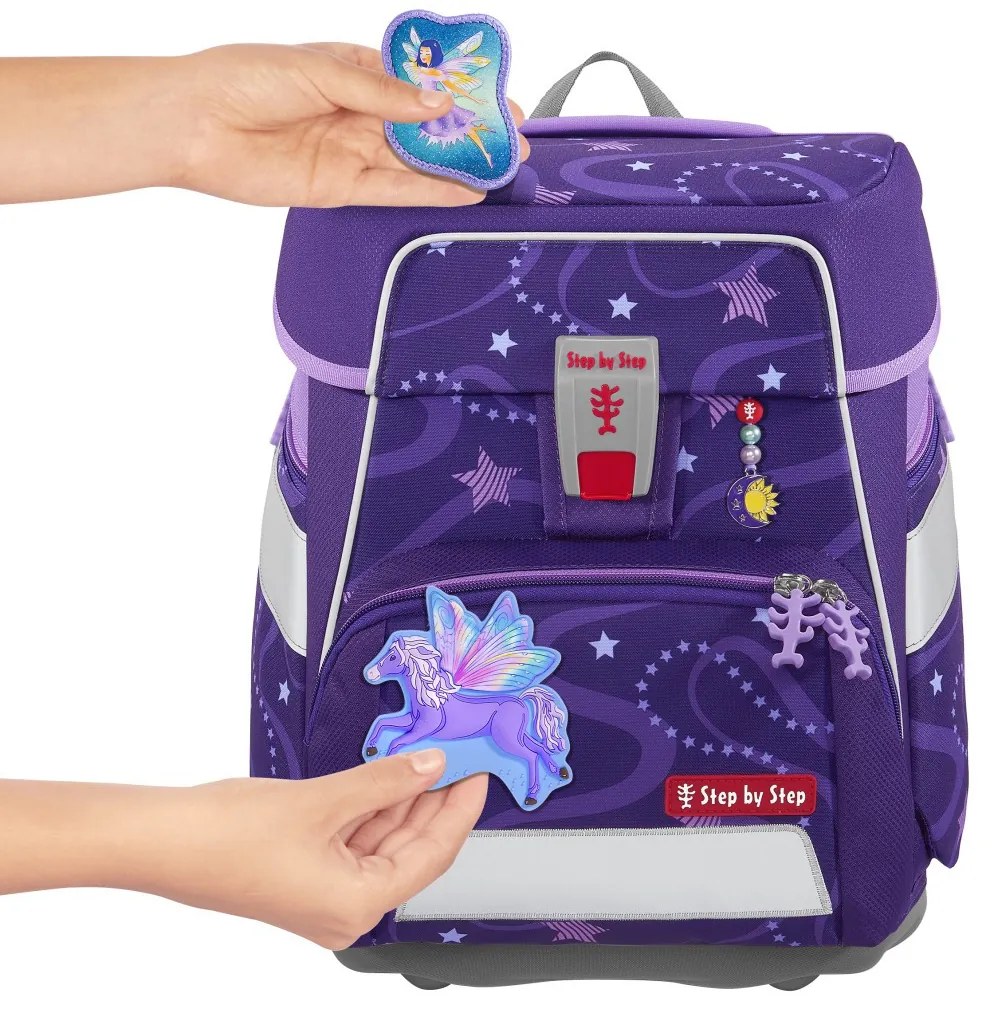 Zaino scuola SPACE - set da 5 pezzi, Step by Step Pegasus Emily