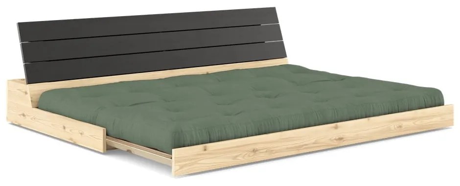 Divano letto verde 196 cm Base - Karup Design