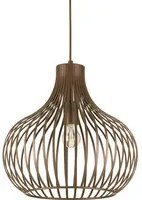 Sospensione Industrial-Minimal Onion Metallo Coffee 1 Luce E27 D38Cm