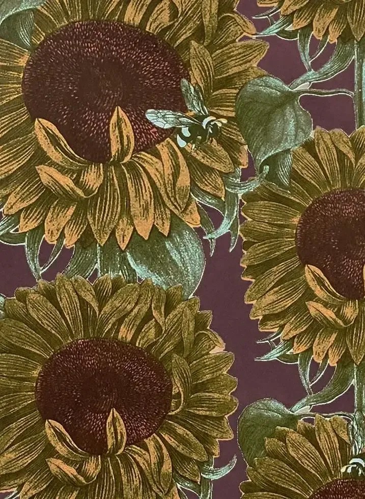 Studio Lisa Bengtsson Carta da parati Sunday - Purple