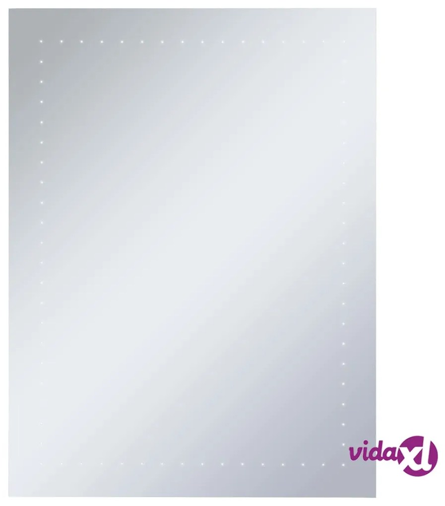 vidaXL Specchio da Parete a LED per Bagno 60x80 cm