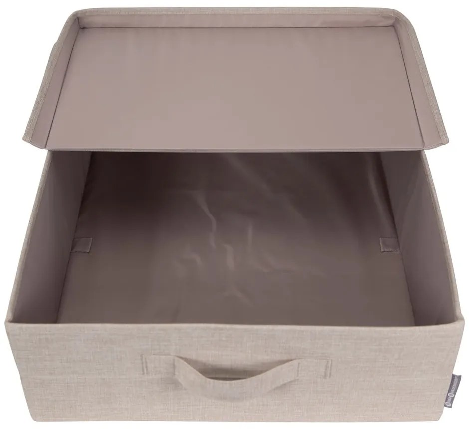 Scatola portaoggetti beige sotto il letto - Bigso Box of Sweden
